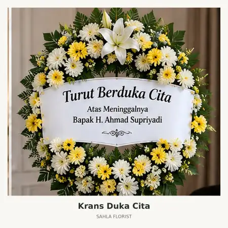 Krans Bunga Duka Duren Sawit
